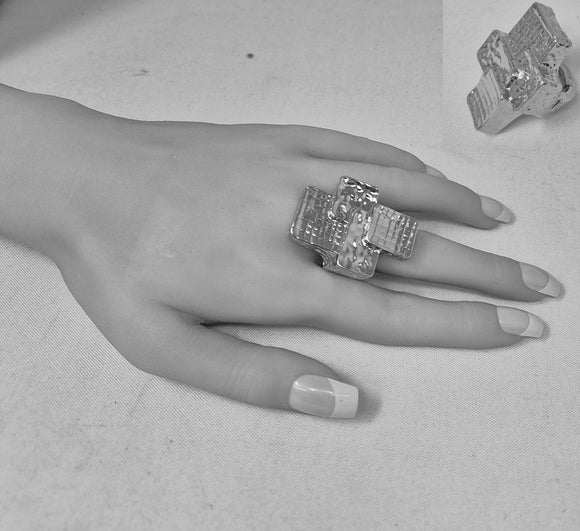 SILVER STRETCH RING ( 10071 R )