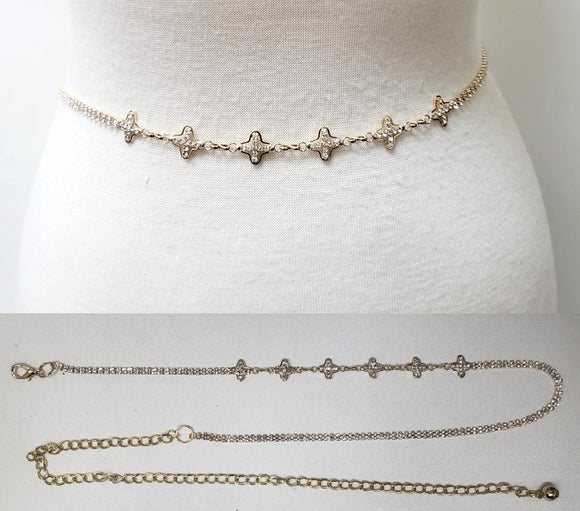 GOLD STONE BELT ( 11472 G )