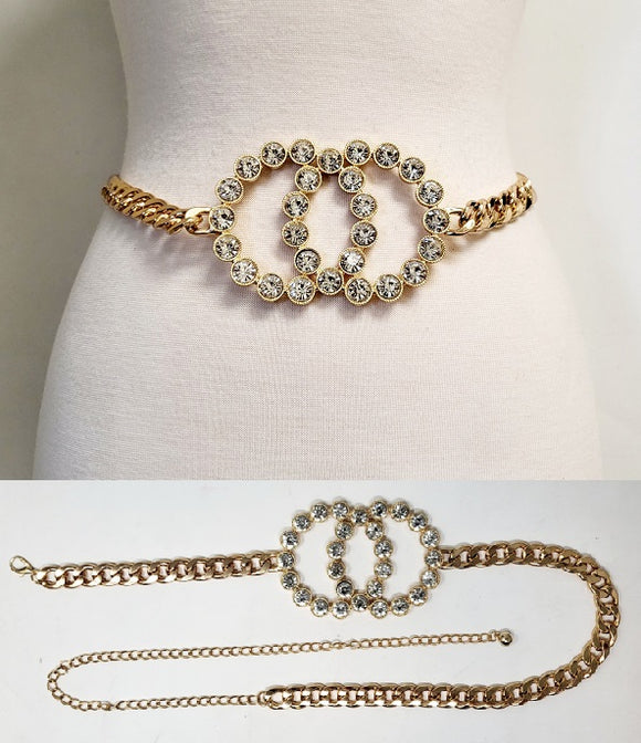 GOLD CHAIN BELT ( 20197 G )