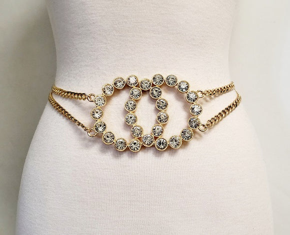 GOLD CHAIN LAYER BELT ( 30064 G )