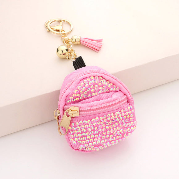 Pink Keychain Pink Stones ( 0203 PKPKX )