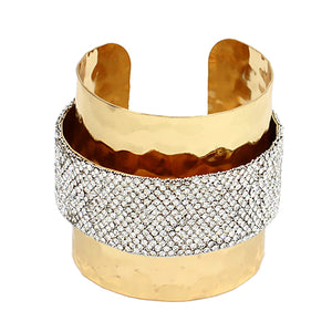 GOLD CUFF BANGLE ( 2097 GDCLR )