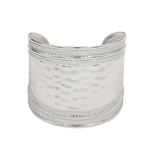 METAL CUFF BANGLE ( 8016 RD )