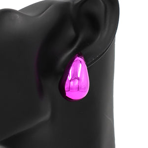 FUCHSIA DROP EARRINGS ( 2514 FSH )