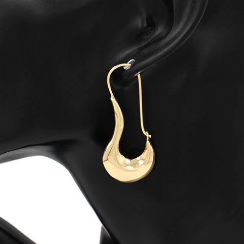 GOLD ROUND SHAPE EARRINGS ( 2584 GD )