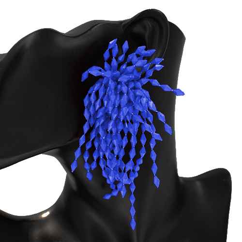 BLUE EARRINGS ( 2872 BL )