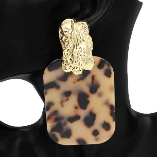 FASHION EARRINGS ANIMAL PRINT ( 2933 GDBELEO )