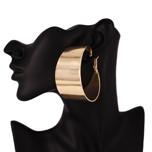 Gold Hoop Earrings ( 4261 GD )