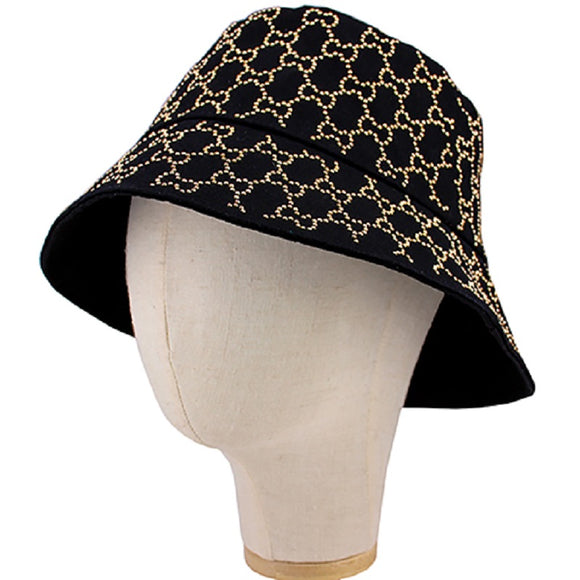 Black Gold Bucket Hat ( 1112 BKGD )