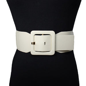 Ivory Color Stretch Belt ( 1132 IV )