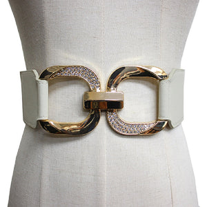 Ivory Color Stretch Belt ( 1204 IV )