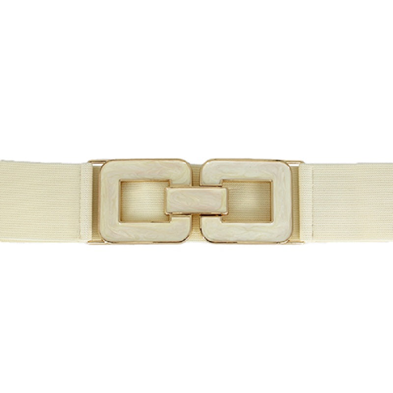 IVORY COLORED STRETCH BELT ( 1205 IV ) – Ohmyjewelry.com