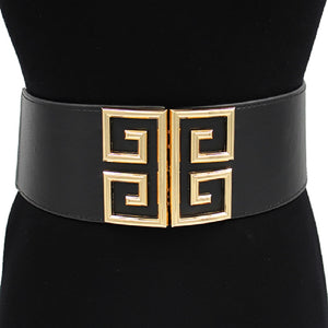 BLACK GOLD STRETCH BELT ( 1222 BKGD )