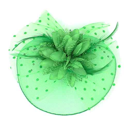 Green Fascinator ( 1241 GN )