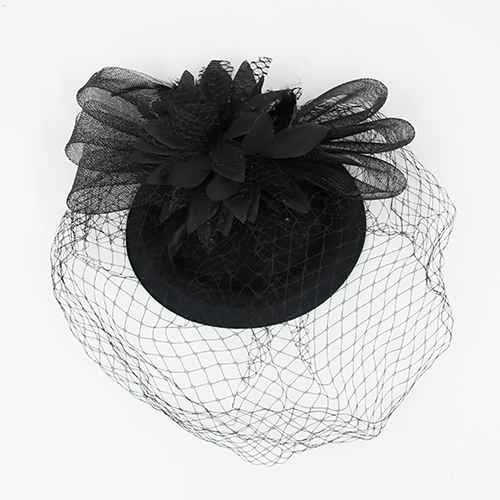 Black Fascinator ( 1261 BK )