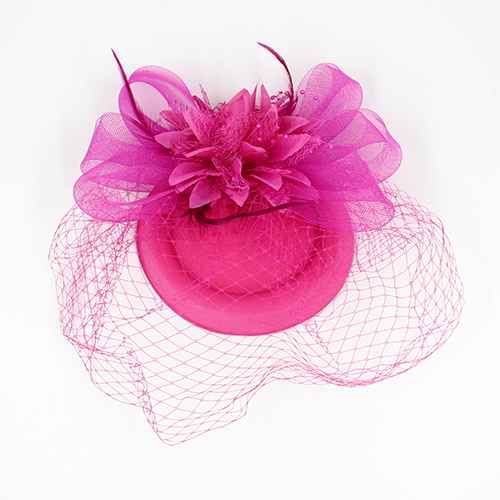 Pink Fascinator ( 1261 PK )