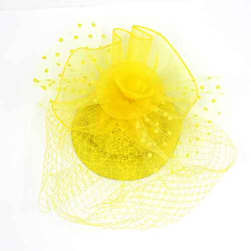 YELLOW FASCINATOR ( 1263 YW )
