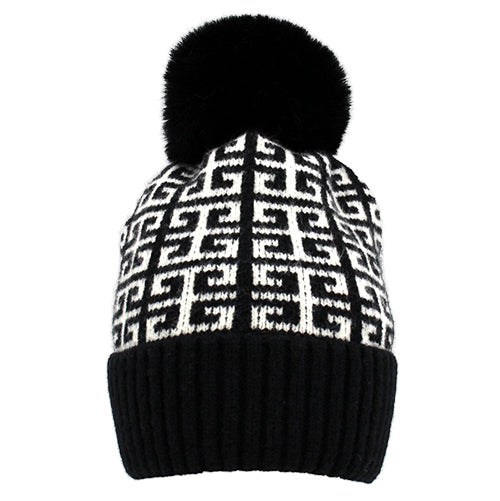 BLACK BEANIE ( 1412 BK )