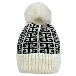 WHITE BEANIE ( 1412 WT )