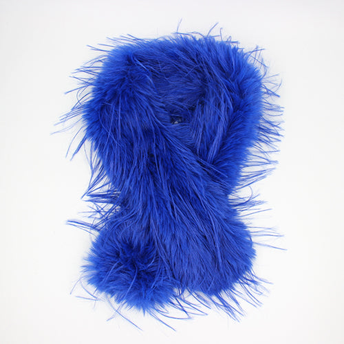 FUZZY SCARF ( 1421 BL )