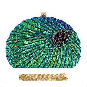 GREEN PEACOCK BAG ( 1445 GN )