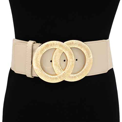 BEIGE GOLD STRETCH BELT ( 1522 GDBE )