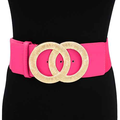 PINK GOLD STRETCH BELT ( 1522 GDPK )