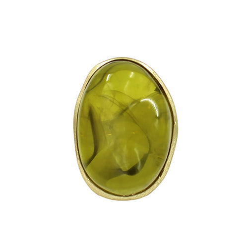 GOLD GREEN STRETCH RING ( 2094 GDGN )