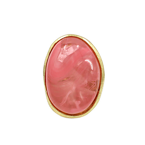 GOLD LIGHT PINK STRETCH RING ( 2094 GDLPK )
