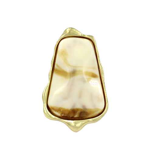 GOLD BEIGE RING ( 2139 GDIV )