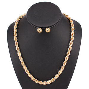 8mm CHAIN NECKLACE ( 7294 20GD )