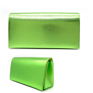METALLIC CLUTCH BAG ( 6173 GRN )