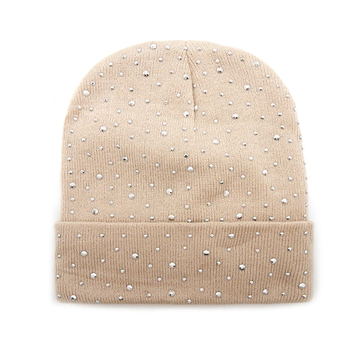 RHINESTONE BEANIE ( 3439 KHACLR )