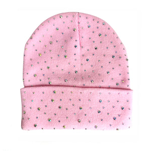 RHINESTONE BEANIE ( 3439 LPNKAB )