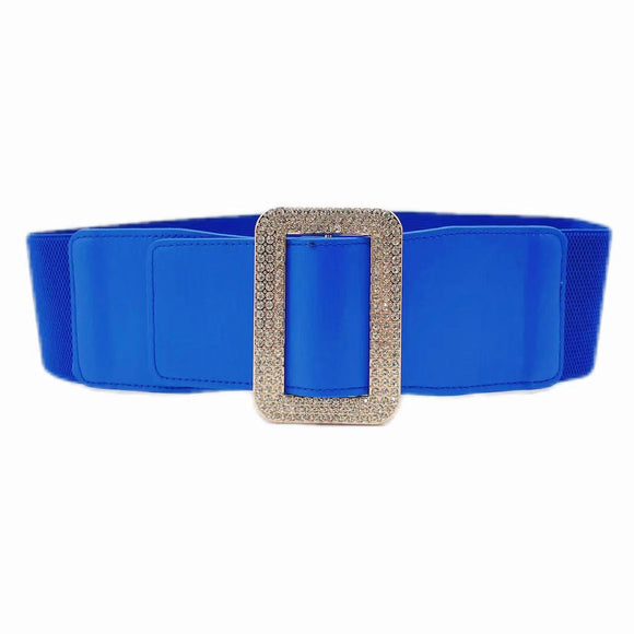 BLUE GOLD STRETCH BELT ( 0230 GDBL )