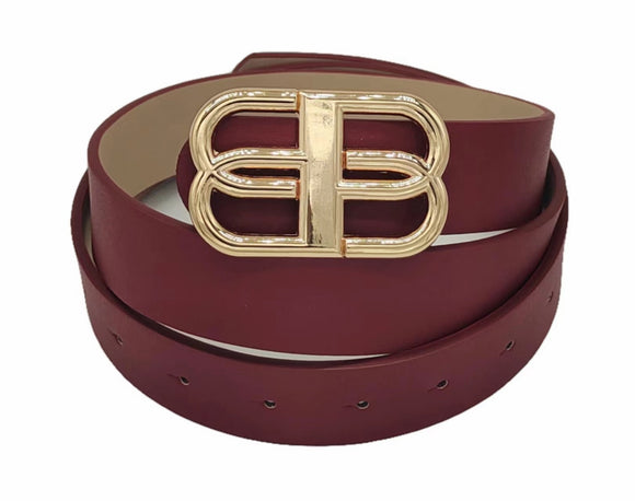 BURGUNDY GOLD BELT ( 0272 GDBG )