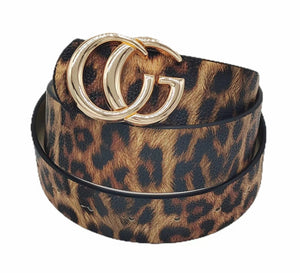 LEOPARD PRINT BELT ( 0292 GDLE )