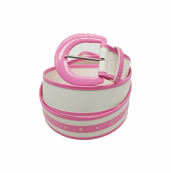 WHITE PINK GOLD BELT ( 0295 XXPH )