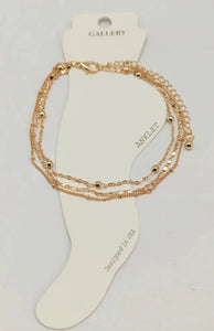 GOLD ANKLET ( 0335 GDXX )