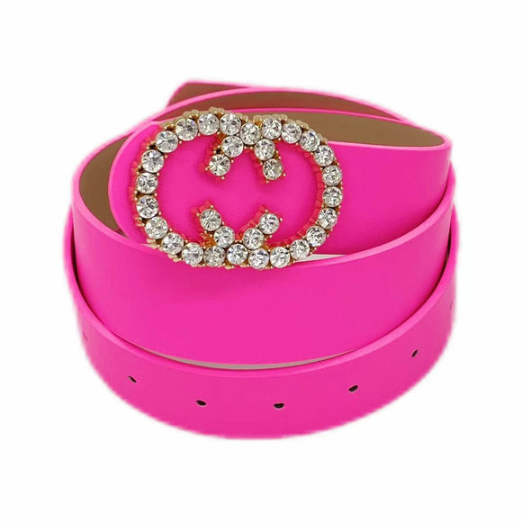 NEON PINK GOLD BELT ( 0353 GDNP )