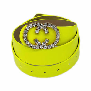 NEON YELLOW GOLD BELT ( 0353 GDNY )