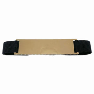 BLACK GOLD STRETCH BELT ( 0364 GDBK )