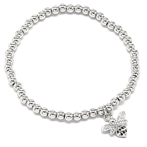 BALL STRETCH BEE CHARM BRACELET ( 2112 SCL )