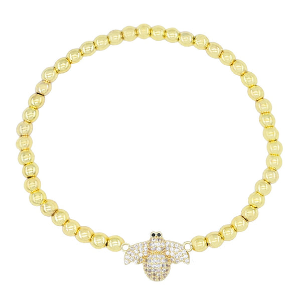 BALL STRETCH BRACELET BEE ( 2262 G )