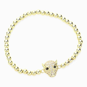 BALL STRETCH BRACELET PANTHER ( 2262 G )