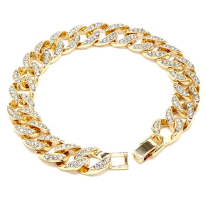 8" ICE OUT CHAIN BRACELET ( 3039 GL8 )