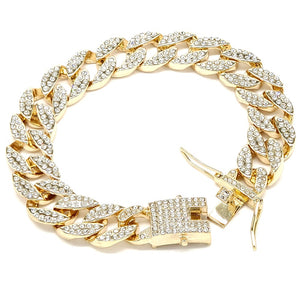 8.5" ICE OUT CHAIN BRACELET ( 3040 GL8.5 )