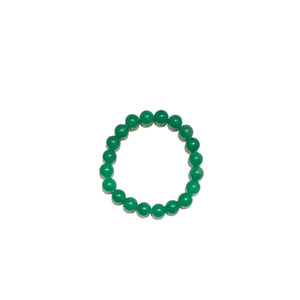 GREEN BALL STRETCH BRACELET ( 35 29 )