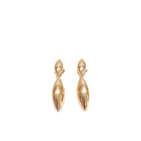 GOLD CLIP ON EARRINGS ( 48 G )