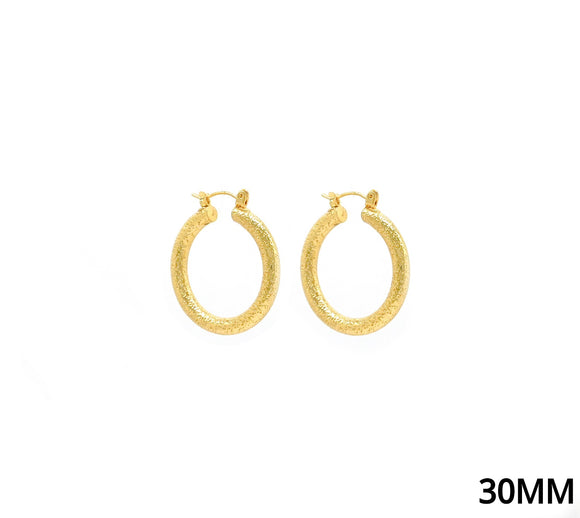 ALUMINUM HOOP EARRINGS ( 770 30G )